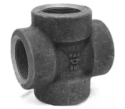 ANVIL 0361129604 1/2 in. Female Class 3000 Carbon Steel Cross
