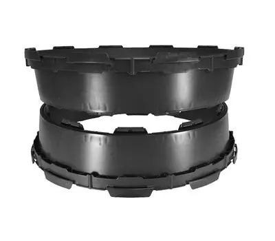 Infiltrator SNAPRIS-B2406-HP EZSnap 24 x 6 in. Round Polypropylene Riser Black