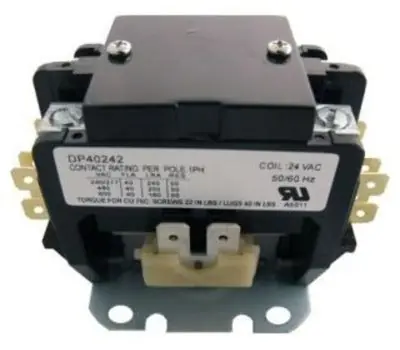 SEALED UNIT PARTS SUPCO DP40242 40 Amp 2-Pole Contactor
