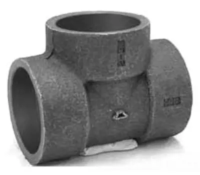 Anvil 0362029407 1-1/4 x 1-1/4 x 1-1/4 in. Slip Black Forged Steel Reducing Tee