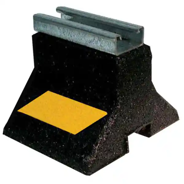 MIFAB C-5 C-Port Block 9.6 x 6 x 5-5/8 in. Rubber Rooftop Support