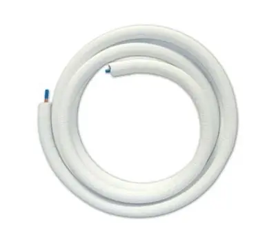 JMF COMPANY LS061408300H EZ-Pull 3/8 x 7/8 in. x 30 ft. White Plain End Copper Line Set, 1/2 in. Insulation