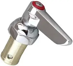 BRASS 002714-40 Eterna Spindle Assembly Right Hand (Hot) Lever Handle & Screw Included
