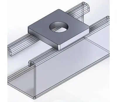 Empire Industries 9001FF050 1/2 in. Square Strut Washer