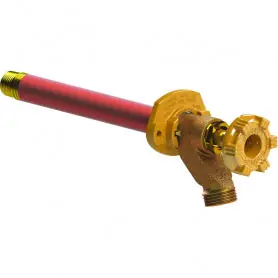 Woodford 14CP-10-PH 1/2 in. Male x Female Sweat 10 in. Brass Freezeless Wall Faucet with Plastic Handle