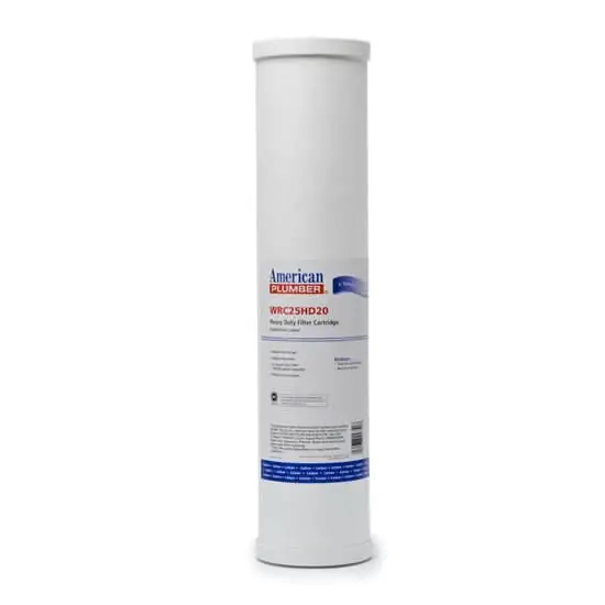 AMERICAN 155247-51 WRC25HD20 8 GPM 25 Micron Granular Activated Carbon Filter Cartridge