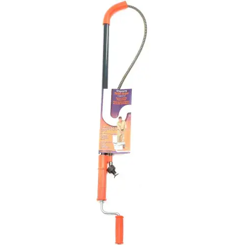 General I-T6FL-DH Pipe Cleaners 6 ft Teletube Closet Auger with Down Head