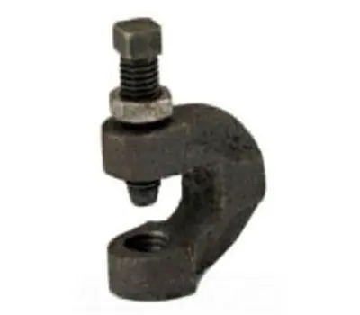EATON B-LINE B3036L 1/2 in. 13 TPI Zinc-Plated Malleable Iron Beam C-Clamp with Locknut
