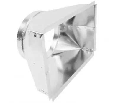 Gray Metal South 14X20X14-MHB MHB 14 X 20 X 14 Square to Round with Filter Rack