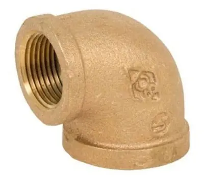 SMITH-COOPER 36E1010L 1 in. Female x Female Brass 90-Degree Elbow Lead Free