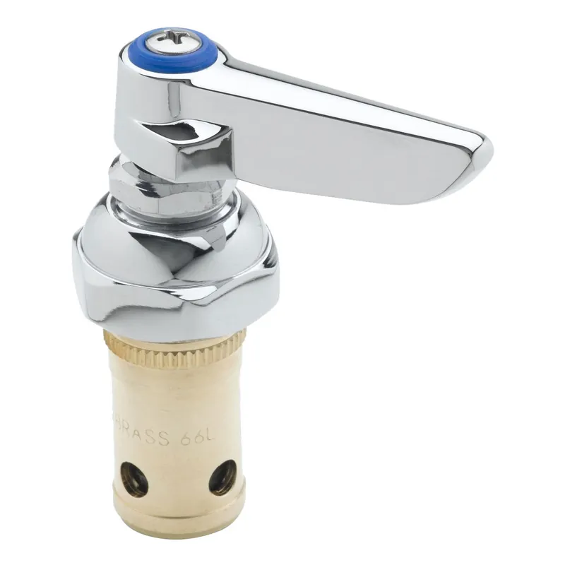 Brass 002711-40NS Eterna Cartridge w/ Spring Check, LTC (Cold), Lever Handle, Screw & Blue Index Button