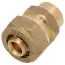 WATTS RADIANT 81010732 RadiantPEX-AL 1/2 in. Compression x 1/2 in. Female Sweat Brass Compression Adapter