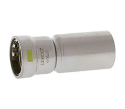NIBCO PRESS SYSTEM PCH2002 1 in. Fitting x 3/4 in. Press Carbon Steel Reducing Coupling