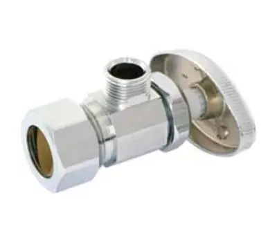 EZ-FLO 48290LF 5/8 x 3/8 in. Compression Inlet Angle Stop Valve