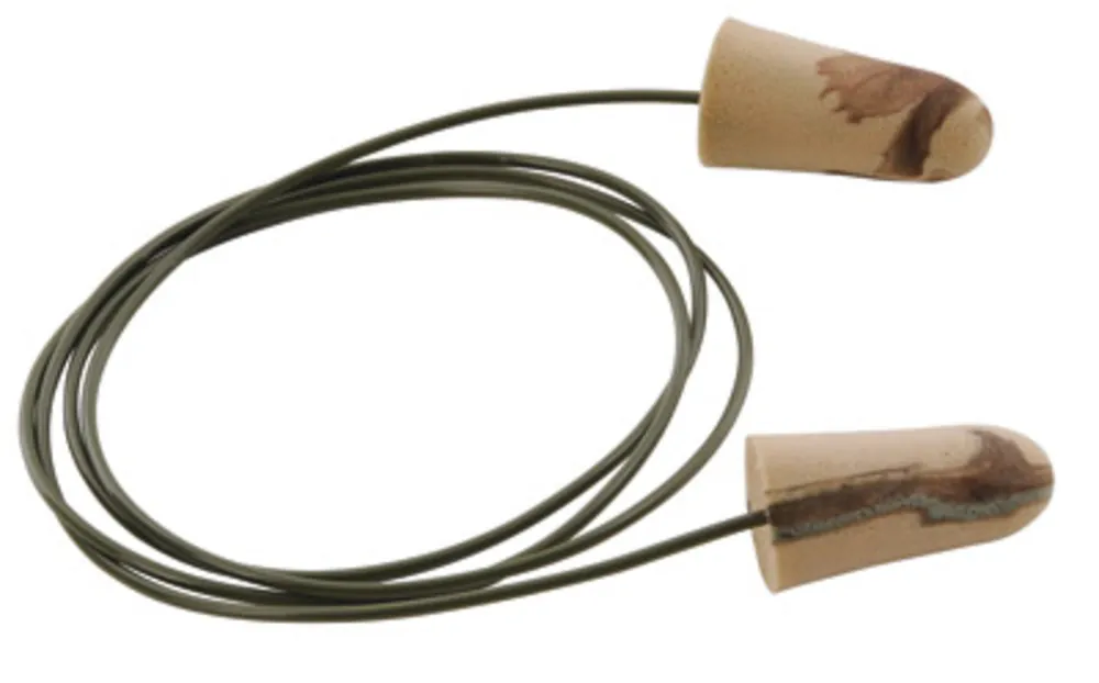Moldex 6609 Camo Plugs Corded Foam Earplugs