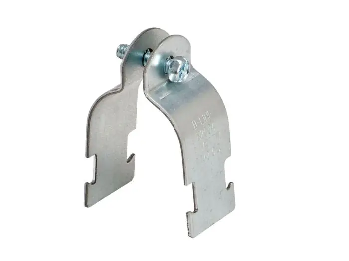 EATON B-LINE B2038PA Zinc-Plated Steel Pre-Assembled Pipe Clamp