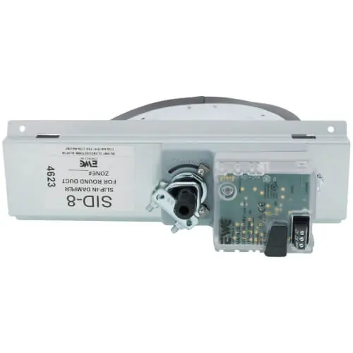 EWC CONTROLS 8SID Sid Motorized Slip-In-Damper 24V 8 inches