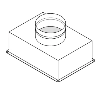 CROWN PRODUCTS 1580100607R8 10 x 6 to 7 in. Insulated Register Box