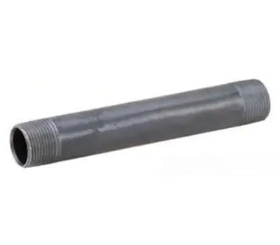 MATCO-NORCA ZNB03612 1/2 x 6-1/2 Black Steel Nipple Import