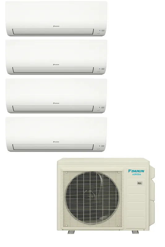Daikin 4MXM36AVJU9 36,000 BTU 4-Zone Multi-Port Heat Pump - 7k 7k 9k 15k - R32 System