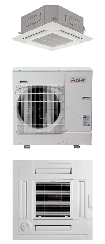 MITSUBISHI ELECTRIC UNIVERSAL SINGLE-ZONE LOW AMBIENT COOLING-ONLY SYSTEMS PUY-AK18NL+PLA-AE18NL+PLP-41EAEU - BTU 18000 - SEER 24.7 - R454B