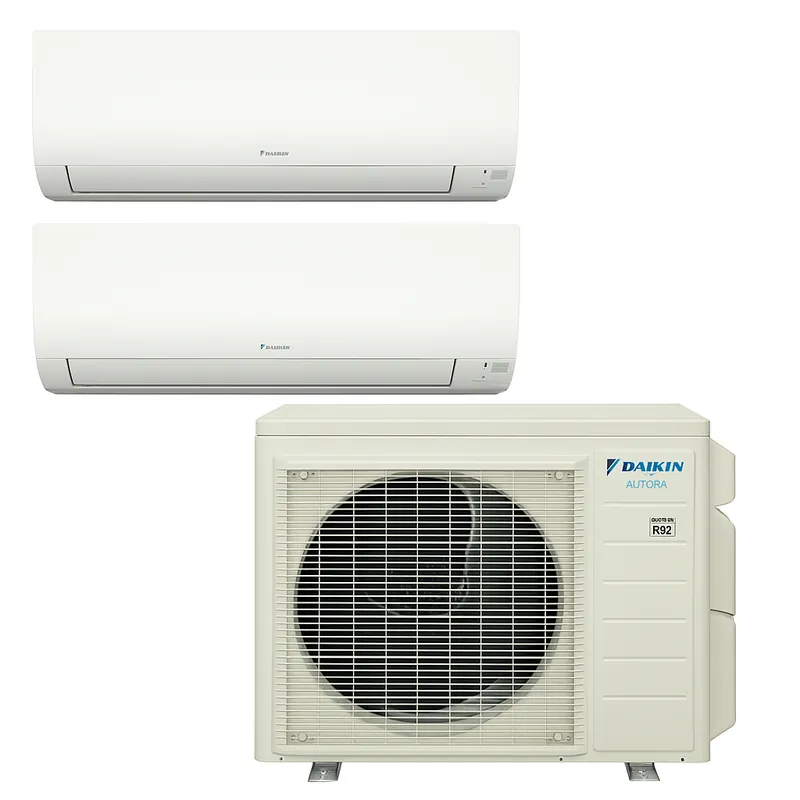Daikin 2MXM18AVJU9 18,000 BTU 2-Zone Multi-Port Heat Pump - 7k 7k - R32