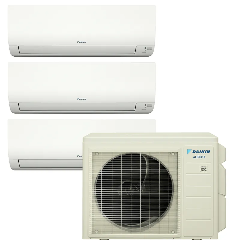 Daikin 3MXM24AVJU9 24,000 BTU 3-Zone Multi-Port Heat Pump - 7k 12k 12k - R32