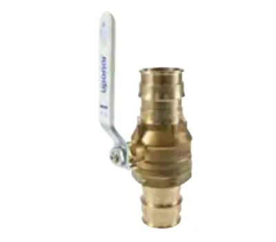 Uponor Wirsbo Q4817575 ProPEX 3/4 in. PEX Barb x PEX Barb Brass Full Port Ball Valve