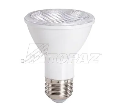 Topaz LP20/7/30K/NF/D-46 7 W 3000K PAR20 Dimmable LED Lamp