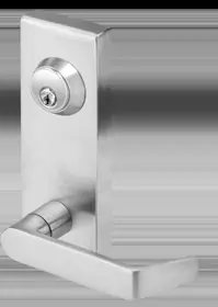 Security Door Controls EK03-U Nightlatch Eclipse (Angled) Lever Escutcheon Trim