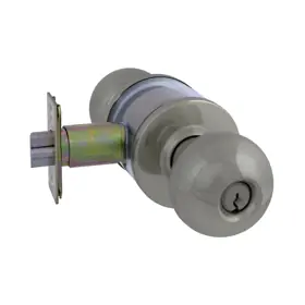 Arrow Lock MK11BD26D-CS2-3/4BS Entry Ball Knob 2-3/4in Backset Grade 2 626/US26D Satin Chrome