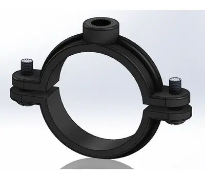 EMPIRE INDUSTRIES 41G0300 3 in. Galvanized Malleable Iron Split Ring Extension Hanger