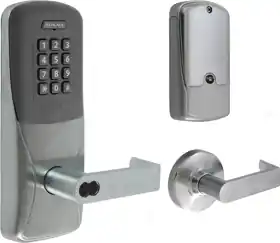 Schlage Electronic Security CO200-MS70PRK-RHO626 BD Kit Proximity Keypad Mortise Lock Rhodes Lever Grade 1