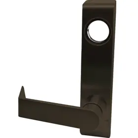 FALCON 712L-RV-DAN-695-LHR Narrow Escutcheon Trim Dane Lever Locks/Unlocks LHR Less Cylinder