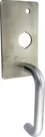 FALCON LOCK 930NL-US32D Escutcheon Night Latch Trim Less Cylinder Field Reversible for 19 Series Device