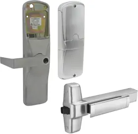 Schlage Electronic Security AD200-993R70LLL-RHO626-LD Less Reader Stand Alone Exit Trim for Rim Exit Device