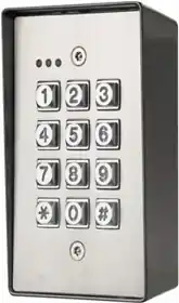 ALARM CONTROLS KP-400 Surface Mount Self-Contained Vandal Resistant Digital Keypad 10-Digit Operation 100 User