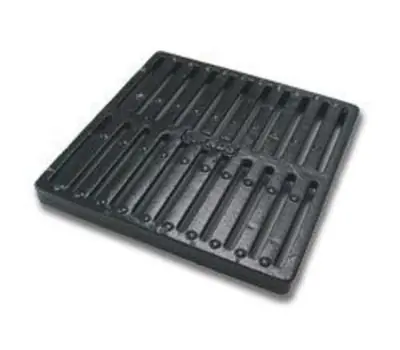 NDS NATIONAL DIVERSIFIED SALES 1213 12 in. Black Cast Iron Square Catch Basin Grate
