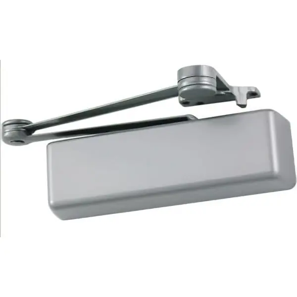 LCN CLOSERS 4111-SCUSH-AL-RH Door Closer Parallel Arm Push Side Mount with Spring Cush-N-Stop Arm