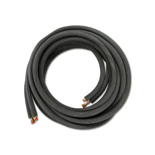 JMF COMPANY DL04060850B EZ-Pull 1/4 x 3/8 in. x 50 ft. Copper Ductless Lineset with Flare Nut, 1/2 in. Insulation Thickness