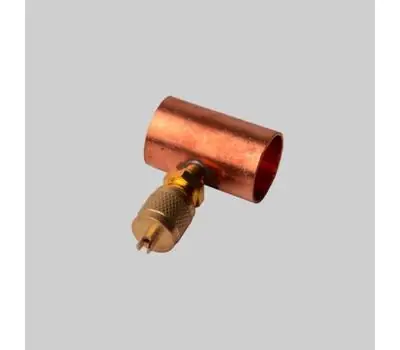 DiversiTech VTS-18 1-1/8 in. OD Brass Solder Access Tee