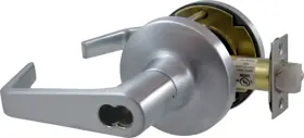 FALCON LOCK T511BDDAN626 Entry Dane Lever SFIC Less Core Deadlatch Cylindrical Lock