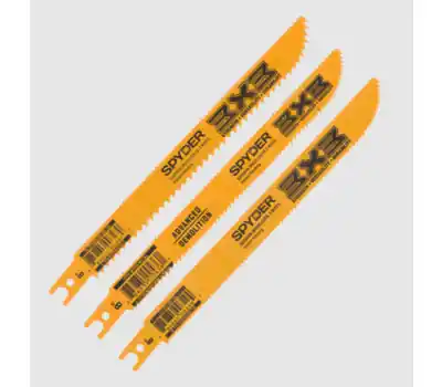SPYDER 200206 8 in. 8/12TPI Bi-Metal Reciprocating Saw Blade