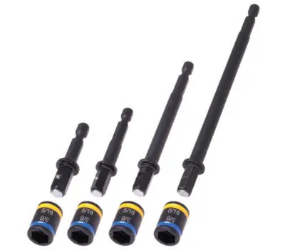 MALCO 55132 C-RHEX 5/16 and 3/8 in. x 2-5/8 in. Dual-Sided Cleanable Reversible Hex Driver