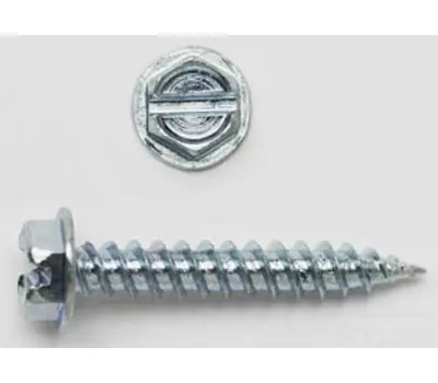 PECO FASTENERS PC712 HWH Slot Screw 1M/CT