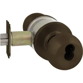 ARROW LOCK RK17BD613E-IC2-3/4BS Classroom Ball Knob 2-3/4in Backset Grade 2