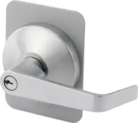 FALCON LOCK 914KIL-KD-US32D Escutcheon Dane Lever Trim Key in Lever Keyed Different Schlage C Keyway