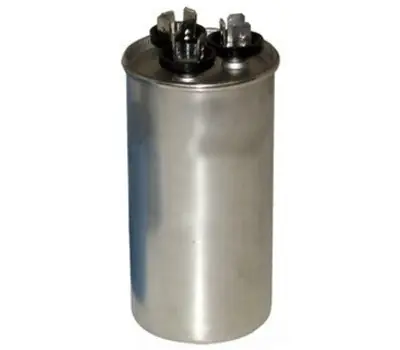 MARS 12117 Blue Box 80+10 mF 440/370V AC Round Dual Section Motor Run Capacitor