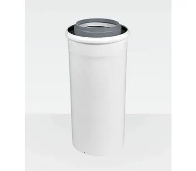 CENTROTHERM ECO SYSTEMS ICVL462 InnoFlue 4 x 6 x 24 in. Male x Female White Polypropylene Rigid Concentric Vent Pipe