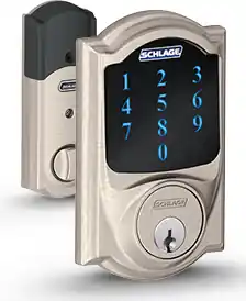 Schlage Lock BE469ZP-CAM-619 12-342 Connect Smart Deadbolt Z-Wave Plus Camelot Trim